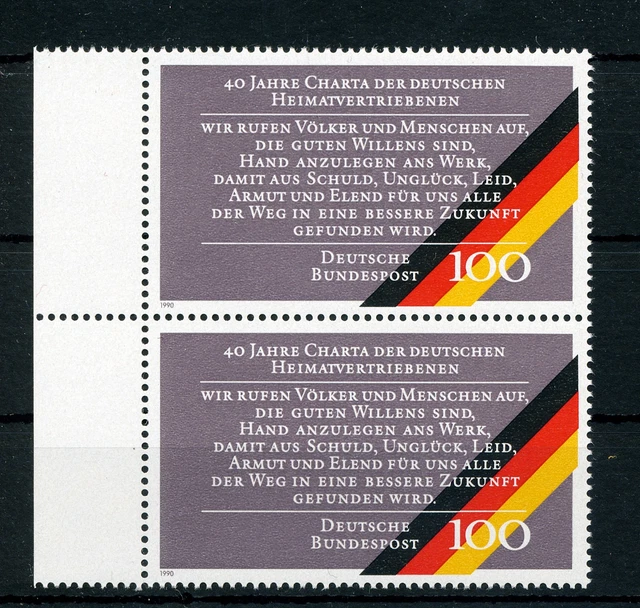 Bund 1470 ** Heimatvertriebene - PAAR MIT RAND