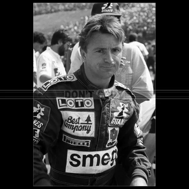 Photo A.037941 RENE ARNOUX (LIGIER) HUNGARIAN GRAND PRIX F1 1986 RACING DRIVER