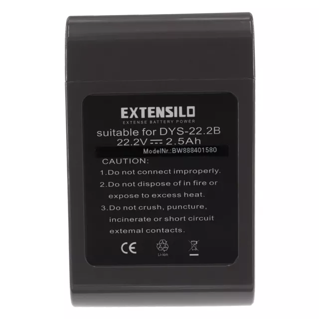 Batterie 2500mAh Type A pour Dyson DC31 Animal, DC34, DC34 Animal, DC35