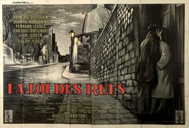 Ventura Pampanini De Funes La Loi Des Rues Ralph Habib Le Breton 1956 160x240 Eur 450 00 Picclick Fr