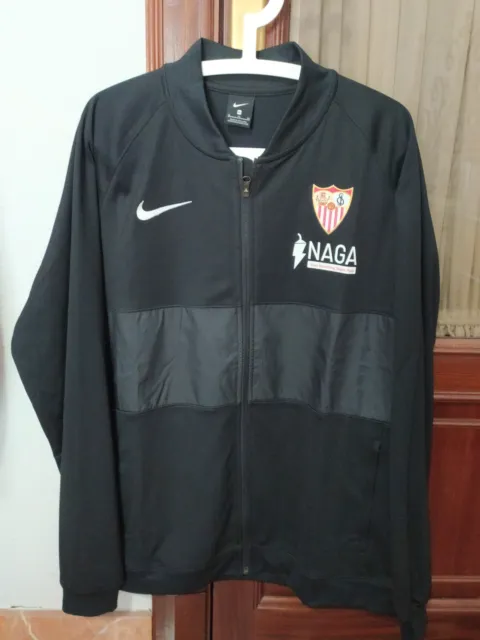 SEVILLA FC, CHAQUETA Pre-Match temporada 2021-22 usada por los jugadores. T-XL