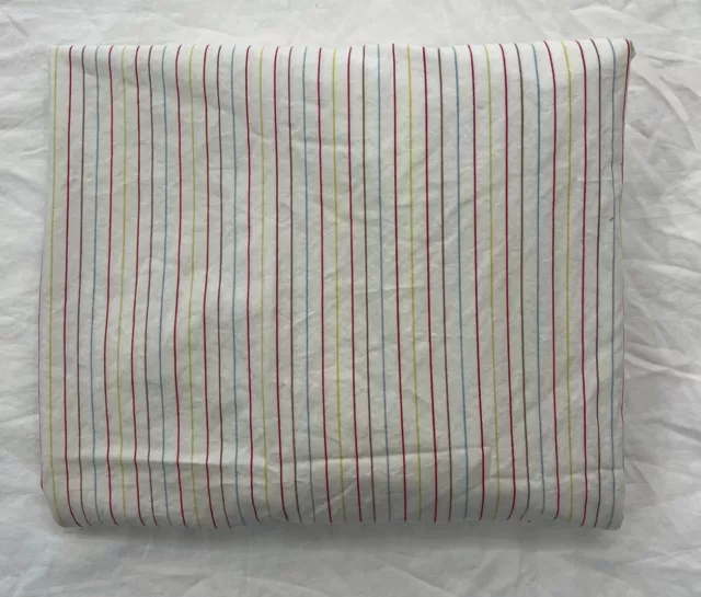 Dwell Studio for Target Striped Crib Toddler Bed Fitted Sheet Pastel Blue Pink