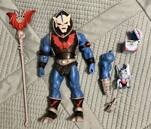 Masters of the Universe Classics SDCC 2014 Blue Hordak with Imp and Imp Box