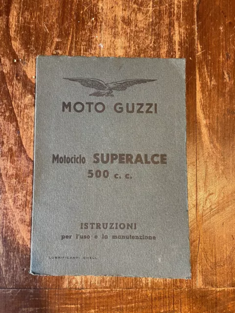Libretto Moto Guzzi Superalce