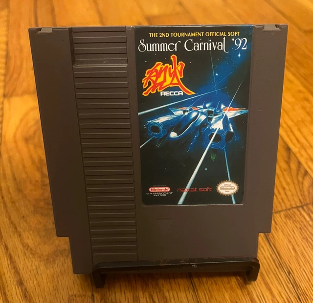 CARRITO RECCA SUMMER Carnival '92 92 Nintendo NES Shmup inglés