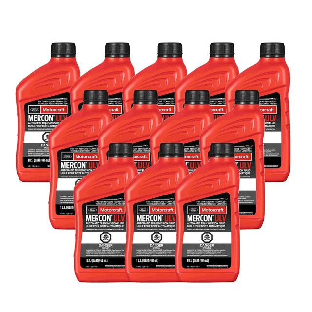 Mercon MOTORCRAFT OEM AUTOMATIC Transmission Fluid ATF Kit Mercon ULV - 12 ...