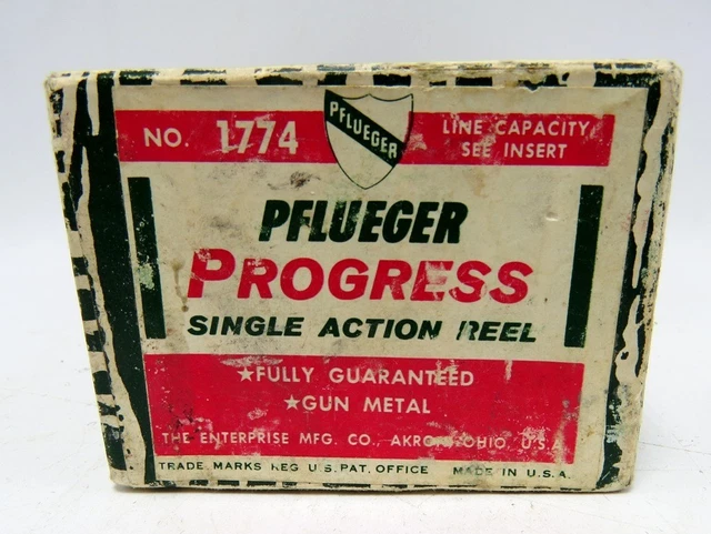 Moulinet Pêche à La Mouche Pflueger Progress 1774 Ancien - Occasion