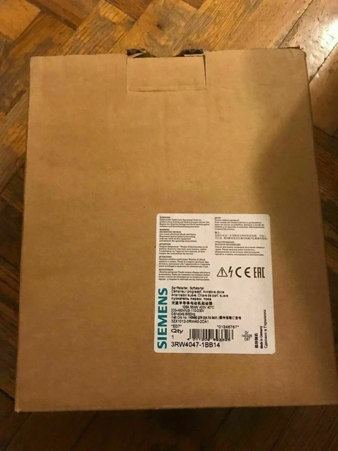 New Siemens 3RW4047-1BB14 SIRIUS Soft Starter S3 106A 55 KW 3RW40471BB14