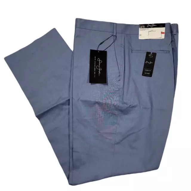 Sean John Classic-Fit Solid Suit Pants Mens 40 x 32 Light Blue