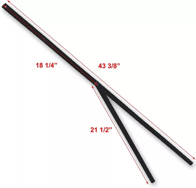 for Ozark Trail Simple Push 10x10 Instant Canopy Lower Peak Truss Bar Part Black