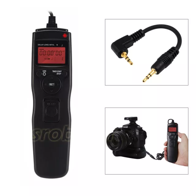 Digital Time Lapse Intervalometer Shutter Release For Canon 1000D 550D 60D 70D