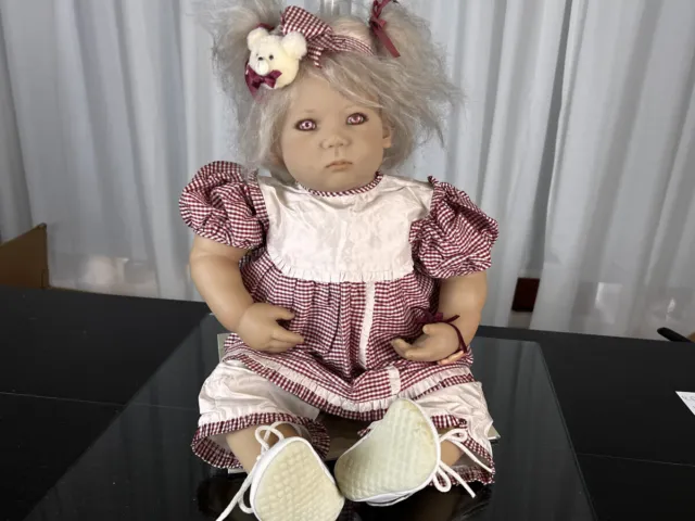 Annette Himstedt Puppe Baby Lieschen 55 cm.  Top Zustand