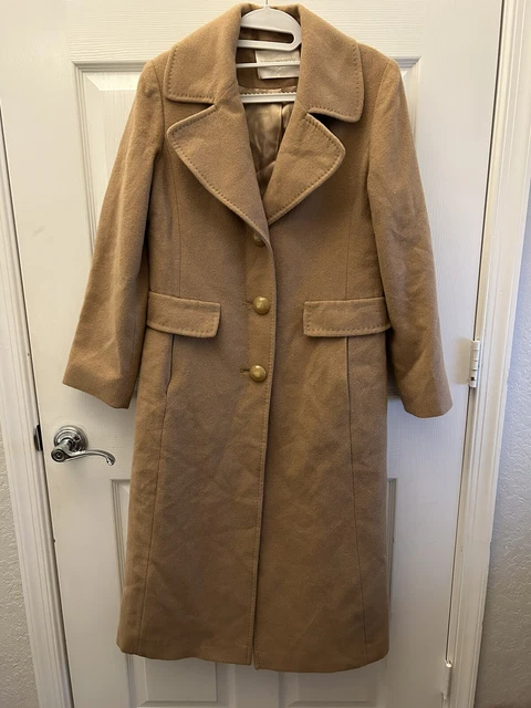 Fleurette Loro Piana Women's Size 6 baby Camel hair Tan 100% Fleurette Loro Piana Women's Size 6 baby Camel hair Tan 100%