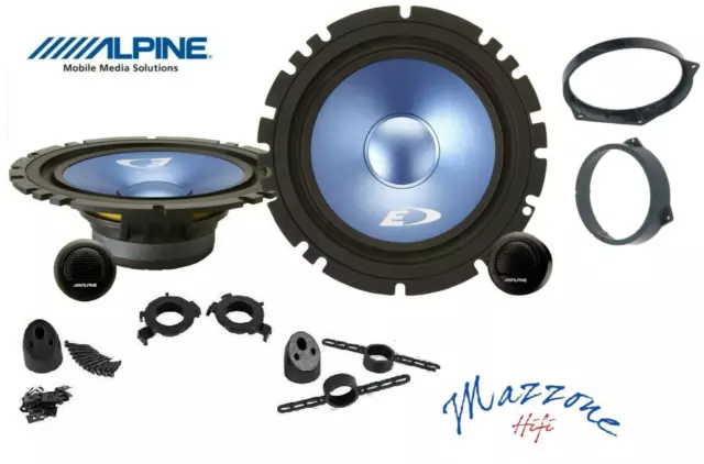 Alpine Sxe-17Cs  Kit 4 Casse Mini Cooper One R50-R52-R53 E Cabrio  Supp Ant Auto