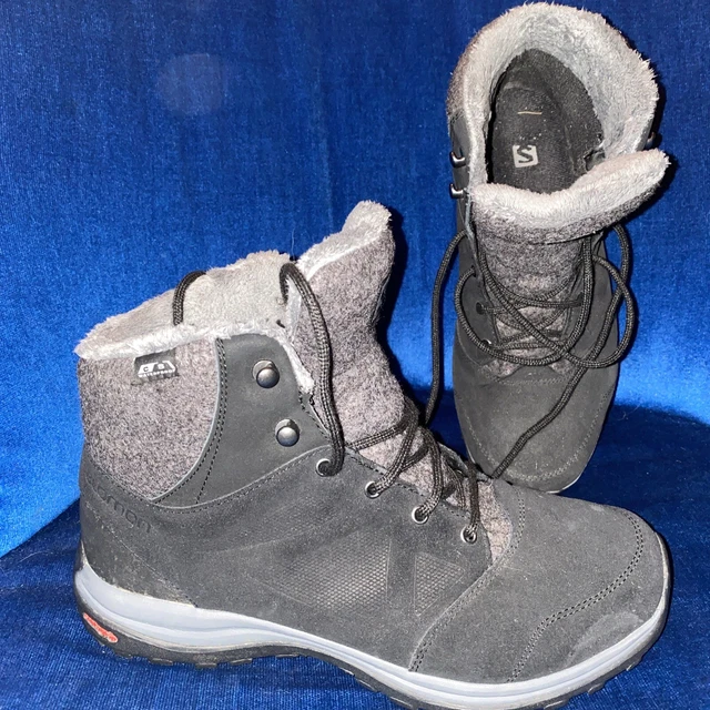 SALOMON ELLIPSE WINTER Snow Ski Hiking Warm Boots UK 7.5 EU 41 1 3
