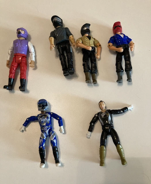 Motorcycle Rider Biker Toy Plastic Blue James Bubba Stewart, M. Rau, Lot Motorcycle Rider Biker Toy Plastic Blue James Bubba Stewart, M. Rau, Lot
