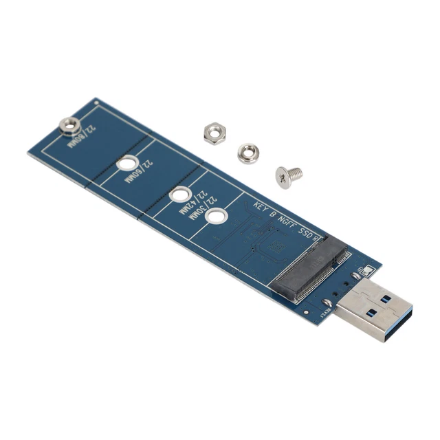 M.2 to USB Adapter SATA Protocol Support 2230 2242 2260 2280 for Windows MAC OS 3