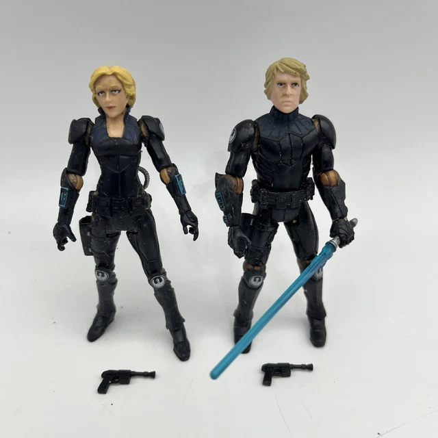 Pack Hasbro Star Wars Rebellion – Figurines Luke Skywalker & Deena Shan, Neuf