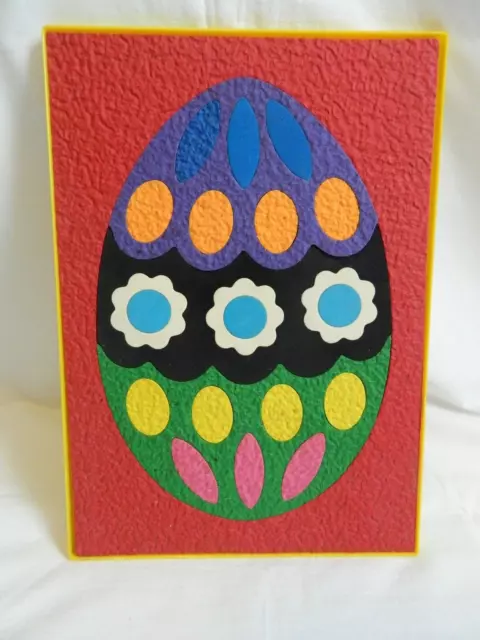 Vintage Lauri Foam Rubber Puzzle Easter Egg