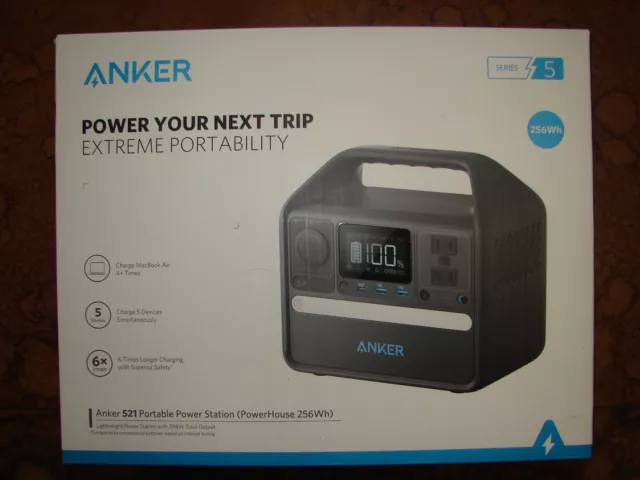 ANKER 521 Powerhouse Ladestation, tragbare Powerstation 256WH /Generator in OVP