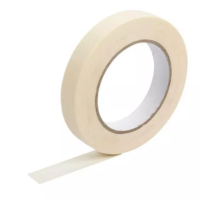 Ruban de masquage adhésif – Protection travaux toutes surfaces 19mm x 50m Beige