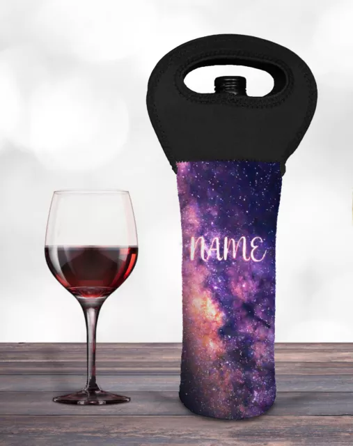 Milky Way Wine Bottle Carry Bag Cooler Tote Stars Personalised 2