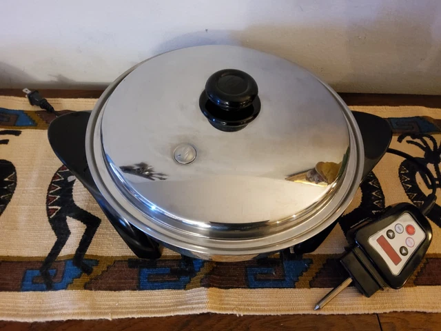Saladmaster 304/316Ti Stainless Steel Electric Skillet Saladmaster 304/316Ti Stainless Steel Electric Skillet