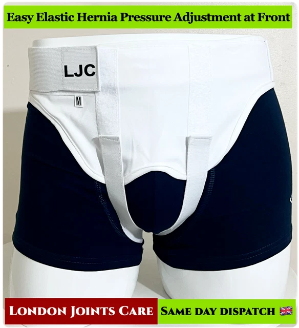 SOFT HERNIA SUPPORT Belt Inguinal Reducible Groin Truss Brace Removable