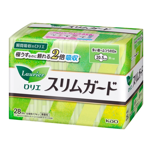 Almohadillas sanitarias Kao Laurier con alas 28 piezas de Japón