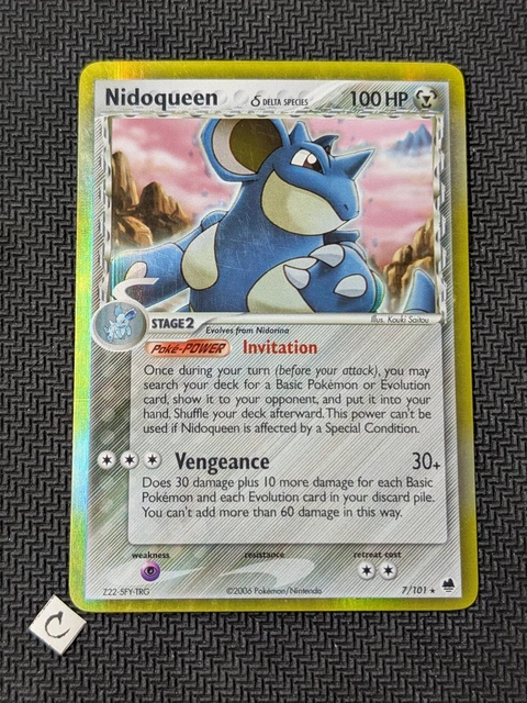 NIDOQUEEN 7/101 - Ex Dragon Frontiers Holo Rare Pokemon TCG MP $13.97 ...