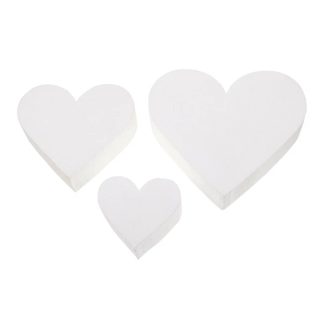 3 piezas Espuma de pastel burbuja Forma de pastel Modelo de pastel Modelado blanco