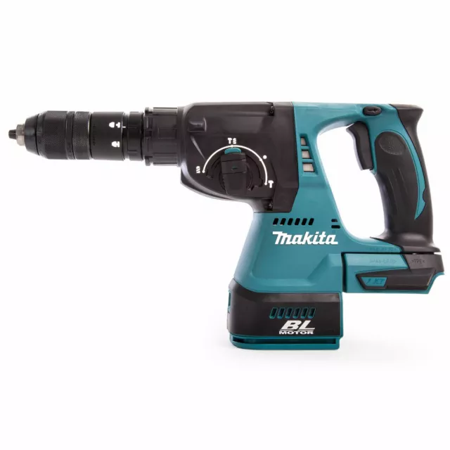 Makita DHR243Z 18V LXT Brushless 3 Mode SDS+ Rotary Hammer Drill with Chuck Body 2