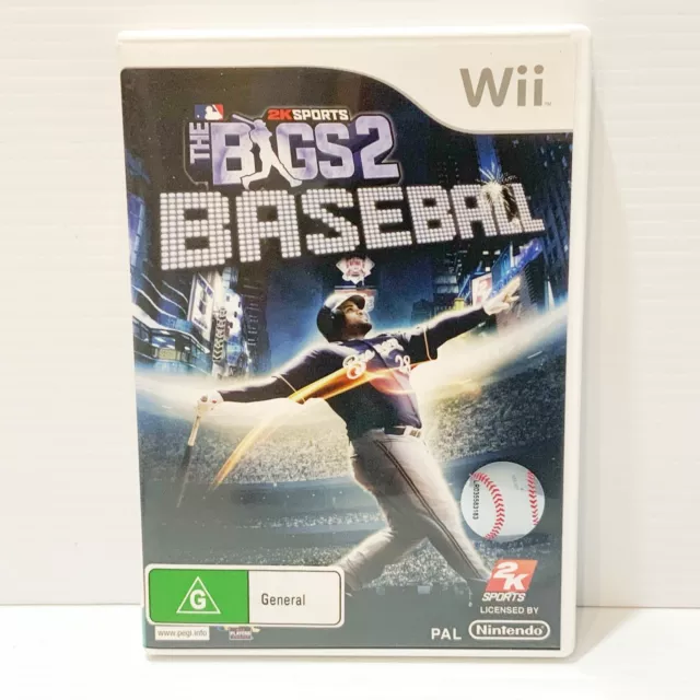 THE BIGS 2 Baseball Manual Nintendo Wii Free Postage 11.00