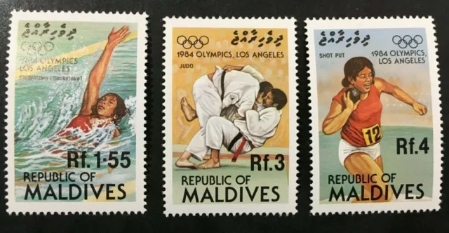 Timbre MALDIVES Stamp - Yvert et Tellier n°945 à 947 n** Mnh (Cyn39)