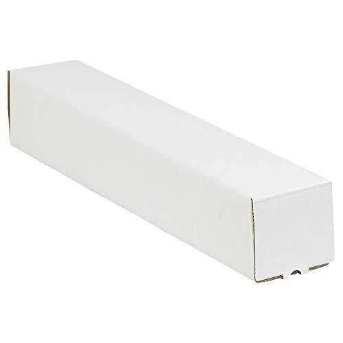 Tape Logic TLM2237 Square Mailing Tubes 2" x 2" x 37" Oyster White Pack of 50