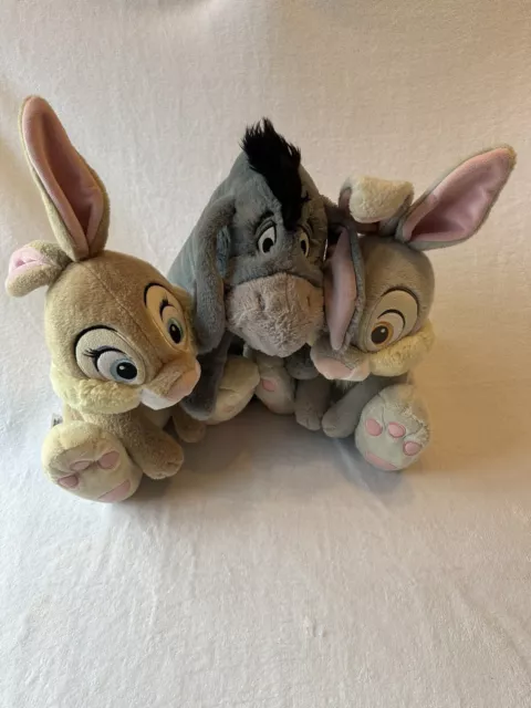 Disney Store Thumper Bambi Kaninchen/Miss Hase/Eeyore Konvolut (ORIGINAL)