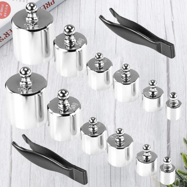 2 Set Bilancia Elettronica 1g 2g 5g 10g 20g Grammi Silver