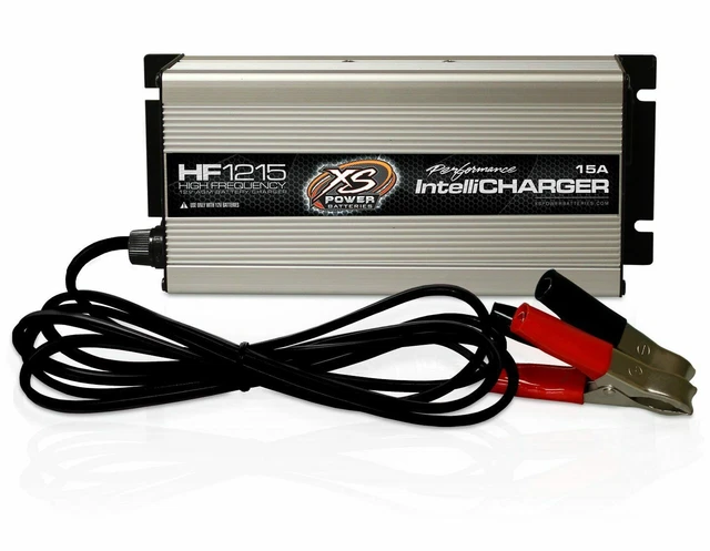 XS Power 12V 15 Amp High Frequency IntelliCharger AGM Battery Charger HF1215