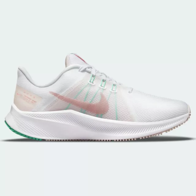 Women’s Nike Quest 4 Running/Gym Trainers - White/Pink Glaze/Menta UK Size 5