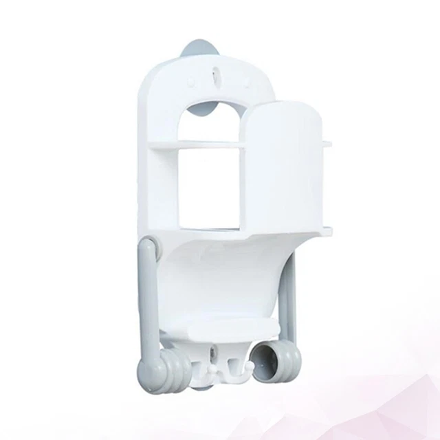 Organizador de papel de hojalata película adhesiva montaje en pared soporte de inodoro soporte rodillo soporte