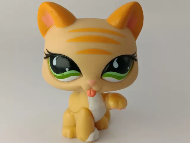 petshop authentic LPS Chat Non Européen No European Kitty Cat rare #842 hasbro