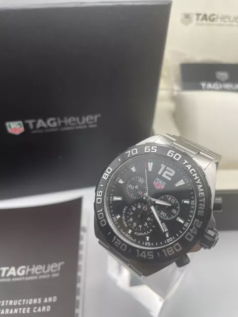 TAG HEUER - FORMULA-1 - CAZ1010 43mm DIAL - MENS WATCH -RESERVE@£850-ALMOST MINT 2