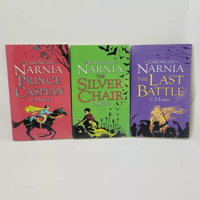 The Chronicles of Narnia Books 4,6,7 Young Reader Fiction Fantasy Paperback