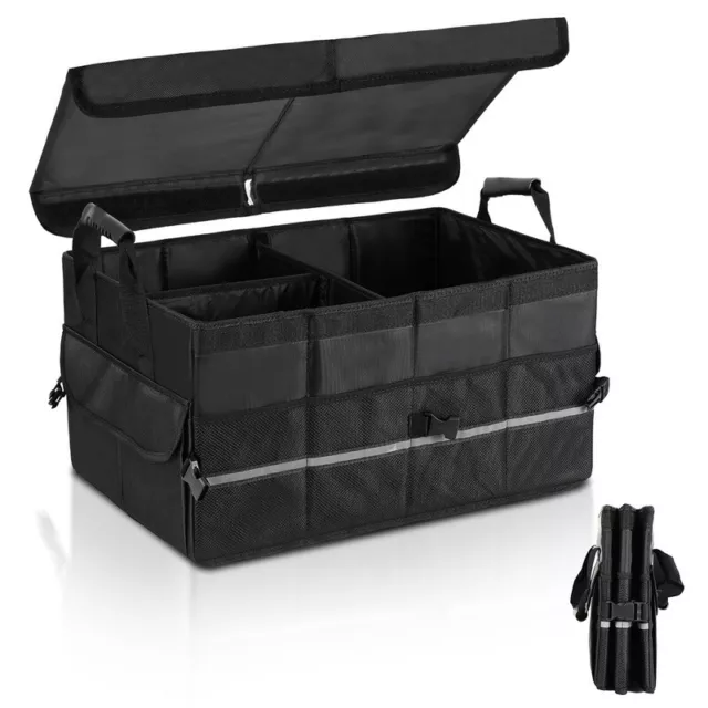 Kofferraumtasche Organizer Autobox Schwarze Auto Kofferraum Aufbewahrungsbox