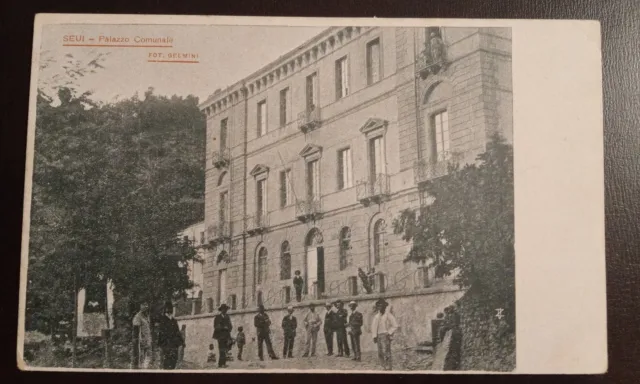 1920ca Sevi (Ogliastra - Cagliari - Sardegna) palazzo comunale - foto Gelmini
