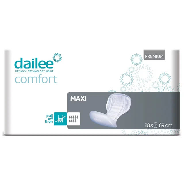 Anatomische Einlagen Dailee Comfort Premium Maxi, 28 Stück, blitz UPS