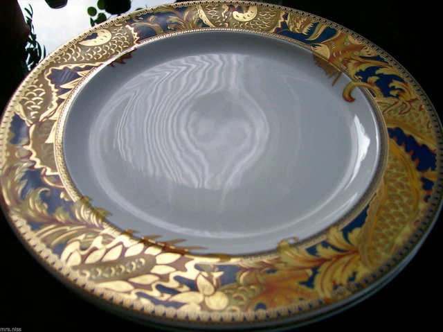 Rosenthal Versace The Legend of the Dragon 2 x Frühstücksteller 22 cm NEU 1.Wahl