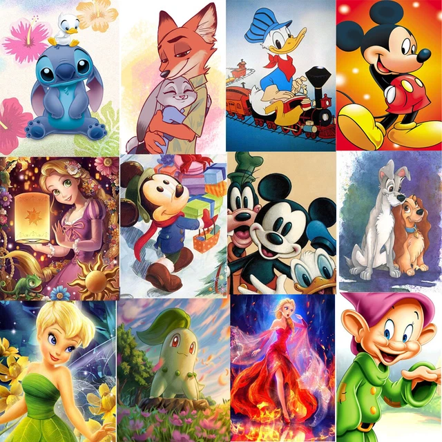 UK Cartoon Full 5D Diamond Painting Mural Stitch Embroidery Cross Craft Art Gift 4