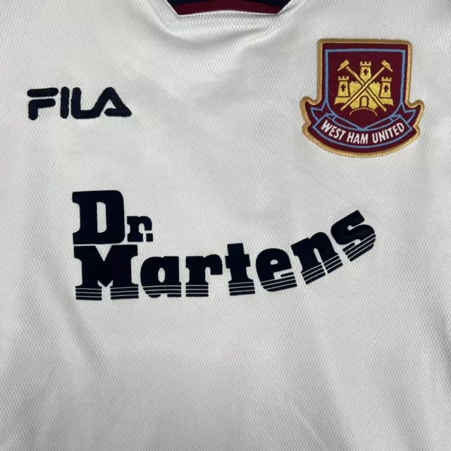 Rare Original West Ham United 1999/2000/2001 Away Football Shirt Men’s  XXL