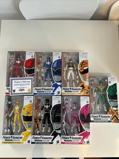 MIGHTY MORPHIN POWER rangers lightning collection Full Set With ...